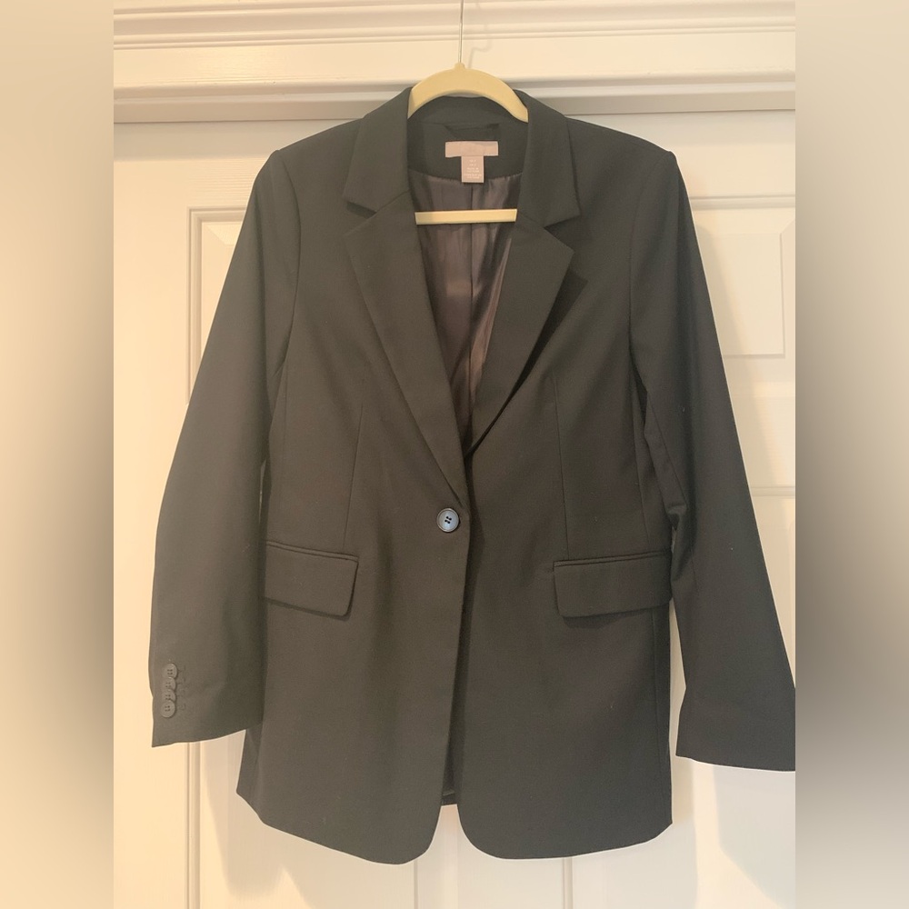 H&M Black Blazer S